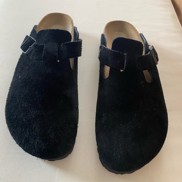 Black Boston Birkenstocks - Picture 2 of 5